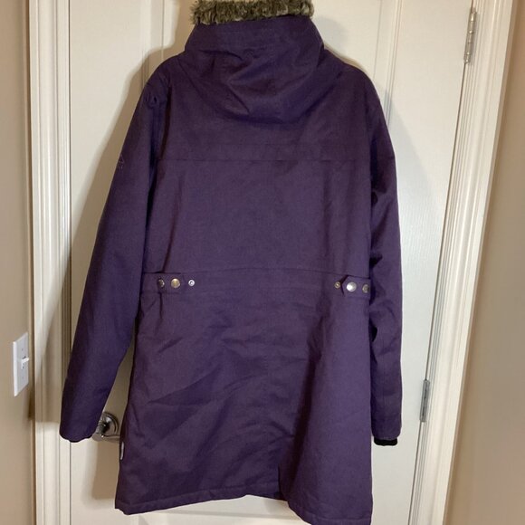 McKinley Aquamax 3.3 Women's Purple Warm Winter Coat Size L Waterproof - Picture 6 of 16
